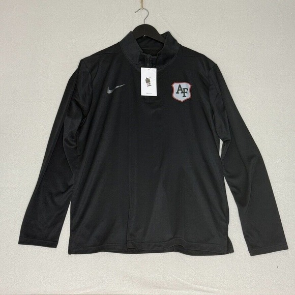 Nike Black Air Force Falcons Special Operations‎ Command Intensity Quarter-Zip - Picture 1 of 6